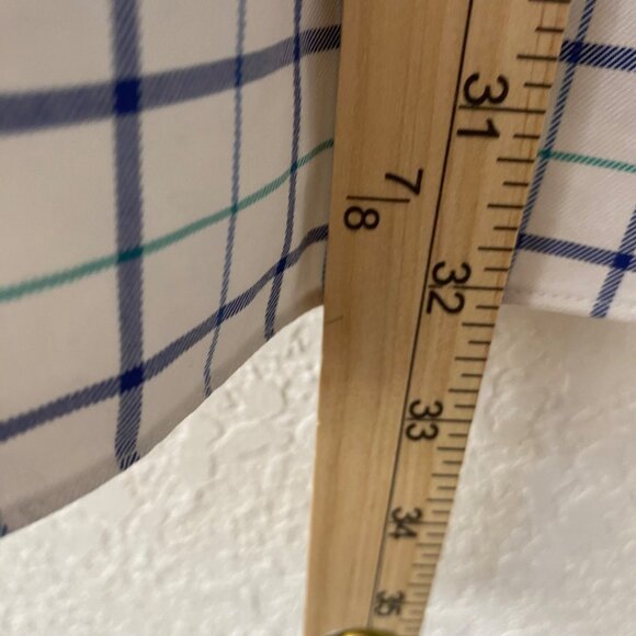 Brooks Brothers Regent Non-Iron Checkered windowpane Cotton Shirt Size XL - Picture 9 of 10